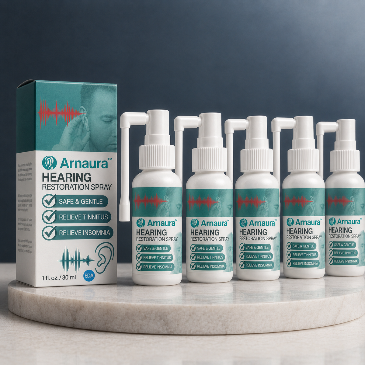 Arnaura™ – Direct-Action Ear Support Spray