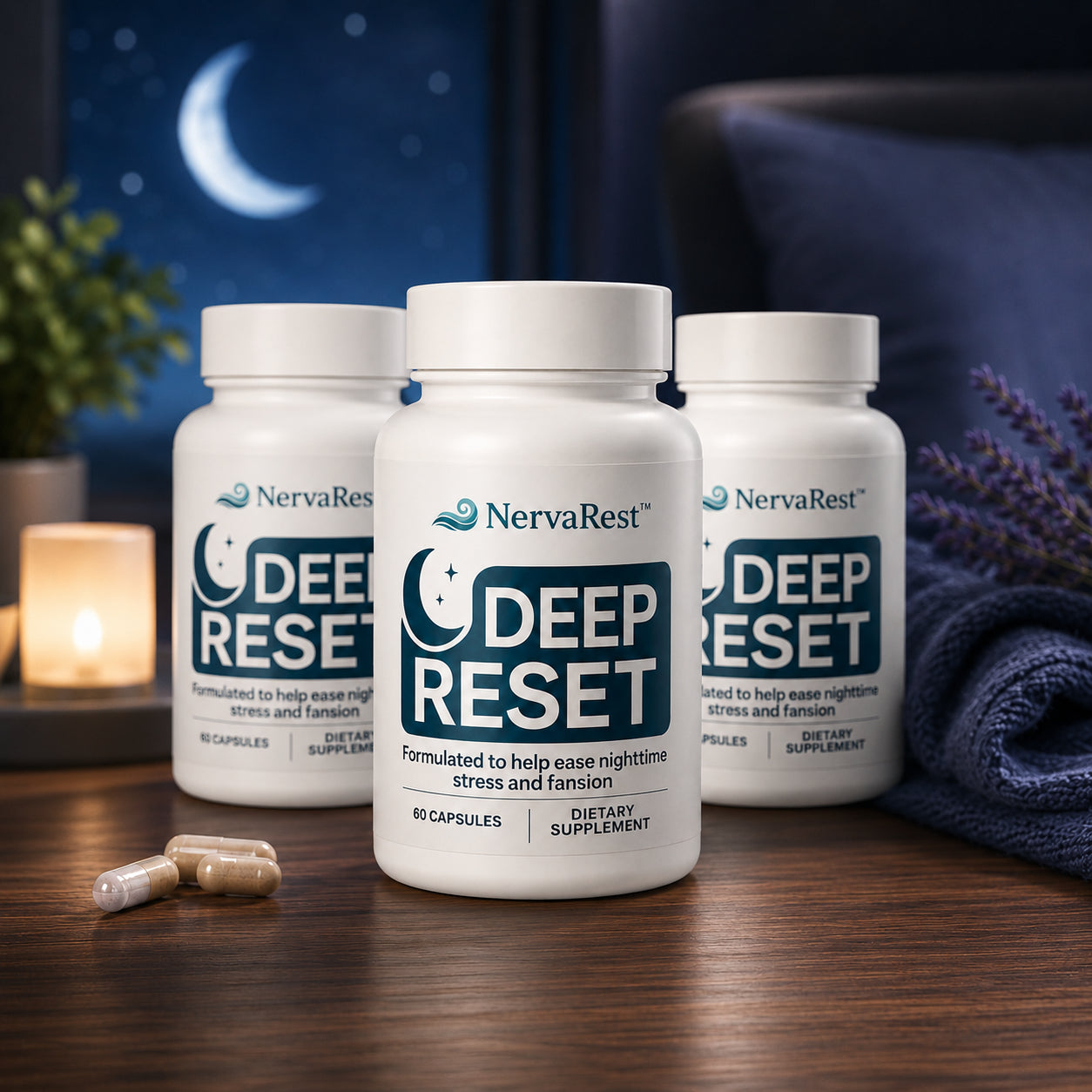 NervaRest™ | Relieves anxiety quickly and restores the brain's natural calm within a week
