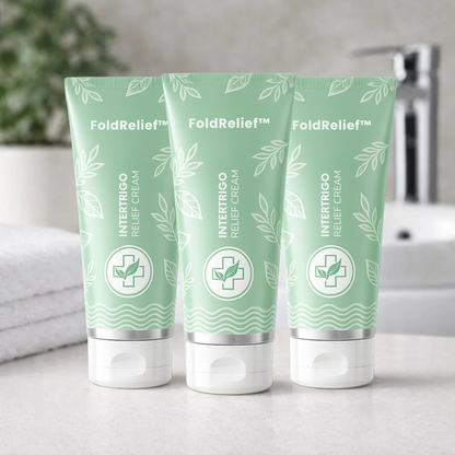 FoldRelief™ Intertrigo Soothing Cream | Treats skin fold rashes