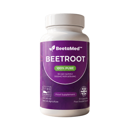 BeetaMed™ Beetroot Capsules | Daily Circulation, Energy & Joint Support Supplement