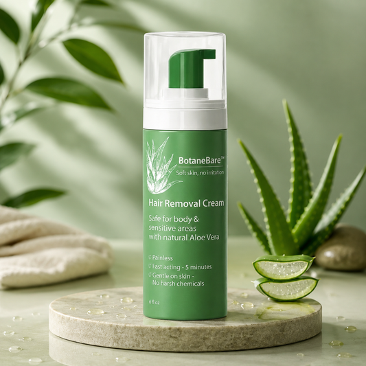 BotaneBare™ Hair Removal Cream | Reduces shaving irritation, bumps and ingrown hairs by up to 95%.