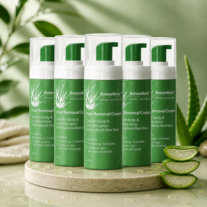 BotaneBare™ Hair Removal Cream | Reduces shaving irritation, bumps and ingrown hairs by up to 95%.