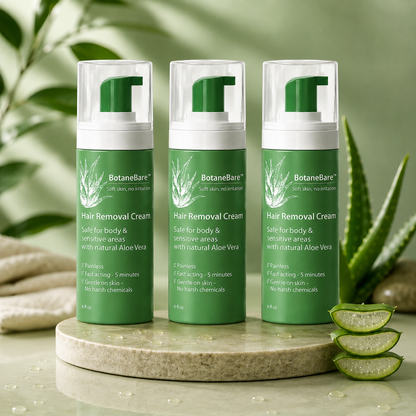 BotaneBare™ Hair Removal Cream | Reduces shaving irritation, bumps and ingrown hairs by up to 95%.