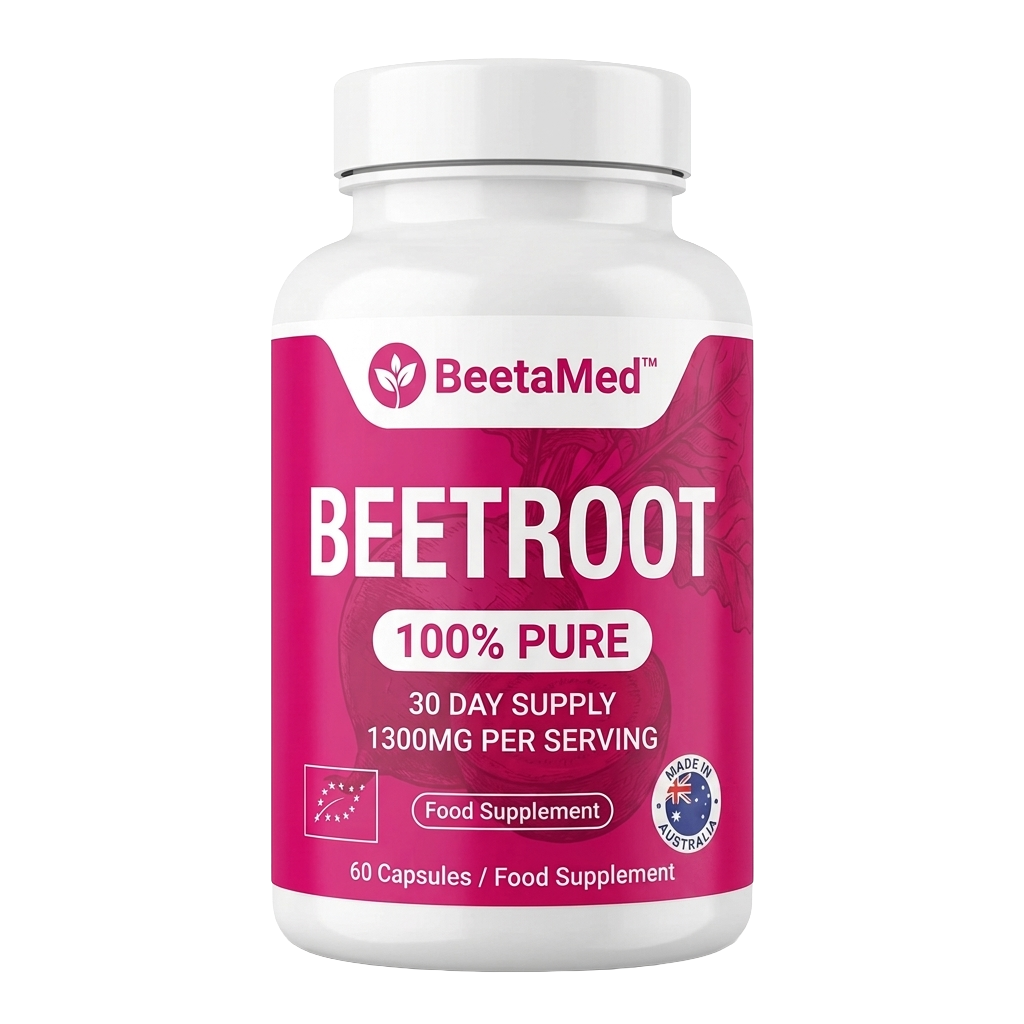 BeetaMed™ Beetroot Capsules – Daily Circulation, Energy & Joint Support Supplement