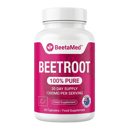 BeetaMed™ Beetroot Capsules – Daily Circulation, Energy & Joint Support Supplement