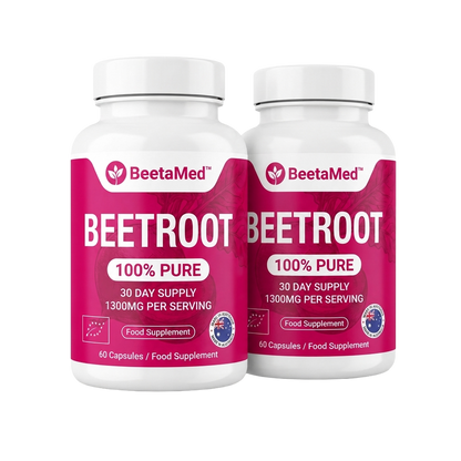 BeetaMed™ Beetroot Capsules – Daily Circulation, Energy & Joint Support Supplement