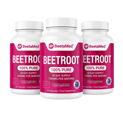 BeetaMed™ Beetroot Capsules – Daily Circulation, Energy & Joint Support Supplement